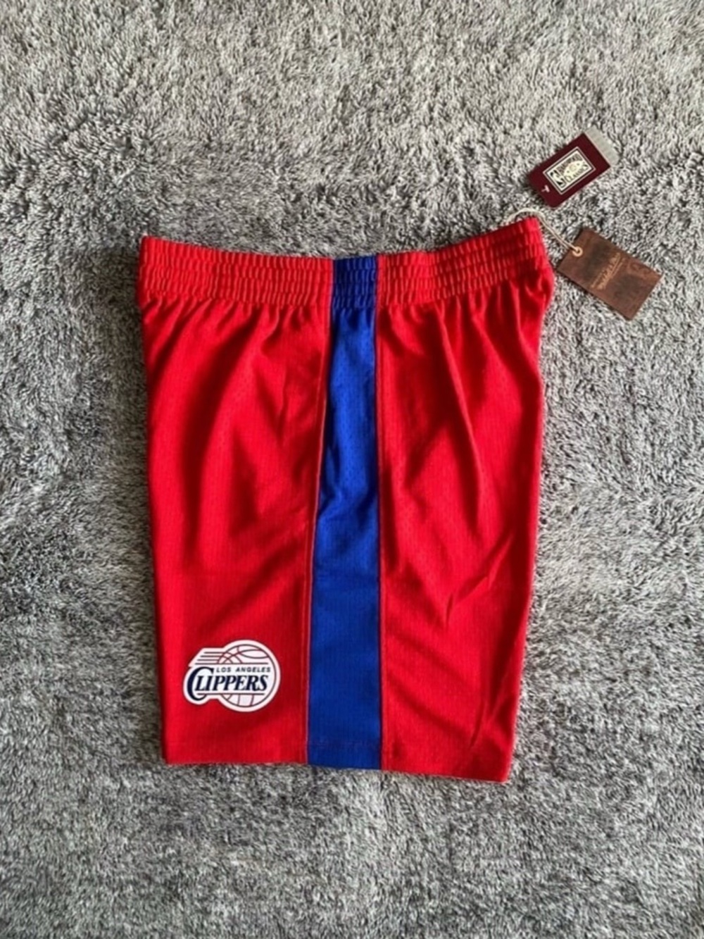 Men’s Los Angeles Clippers Shorts, Mitchell & Ness, Swingman 00, NWT